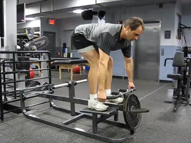 Wide T-Bar Row